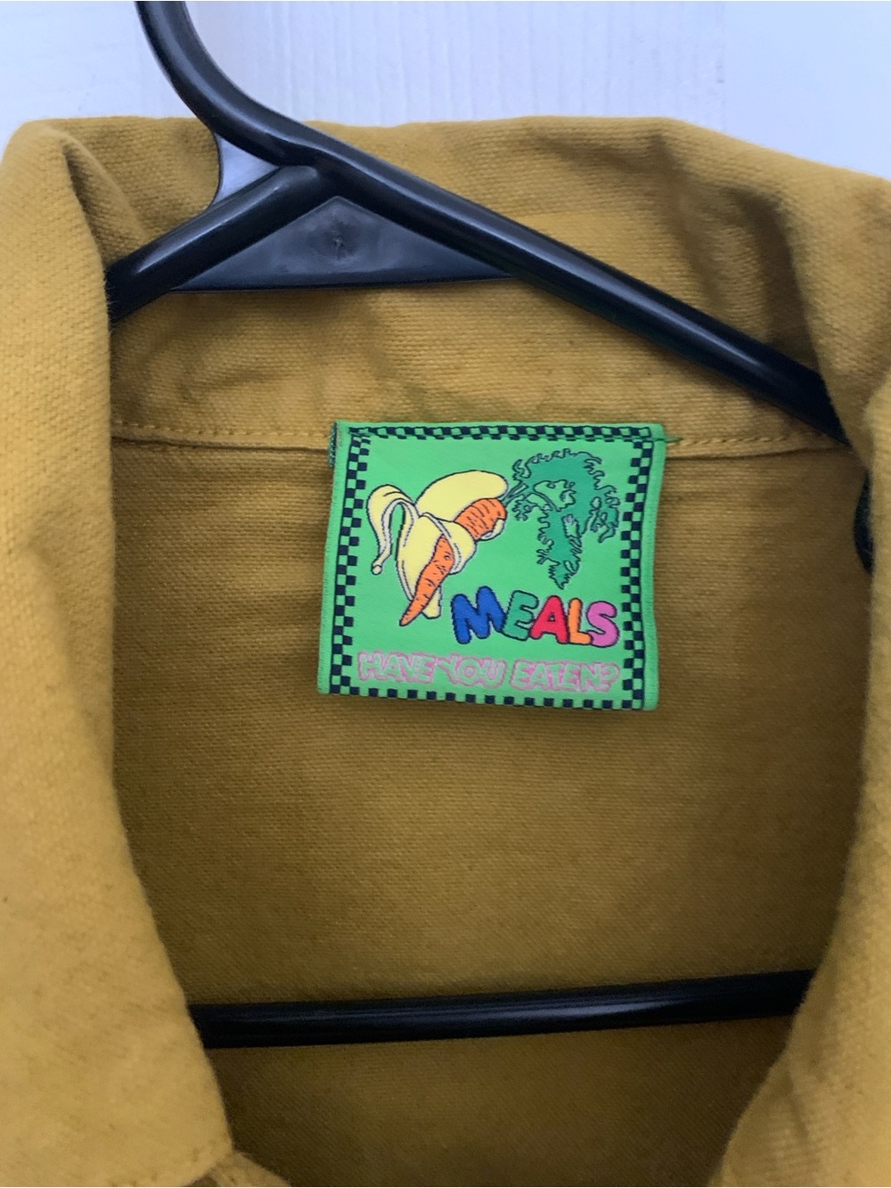 Meals/ Nikki Chasin Olive Green Women's Utility Chore Jacket. Very Oversized Fit - Picture 3 of 3